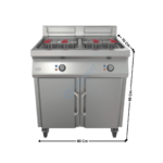 Friteuse 2 x 14 Litres élec - Premium Series | XPRIME2M | MIRROR