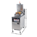 Friteuse électrique à pression avec filtration 25L. - Gamme ECO | CFEPF25 | CASSELIN