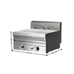Grill gaz à eau 2 Zones - PREMIUM Series | NG62 | MAINHO