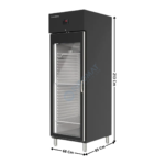 Armoire à maturation - Coloris noir - Mod. 645L. | DA750 | CORECO