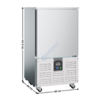 Cellule de refroidissement & congélation - 7 x GN1/1 / 400x600 - PRO LINE | 74501305 | COMBISTEEL