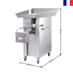 Hachoir sur socle 2000KG/H - SUPER PRO - Version Triple Coupe | DRC130TC | PSV