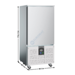 Cellule de refroidissement & congélation - 9 x GN1/1 / 400x600 - PRO LINE | 74501310 | COMBISTEEL