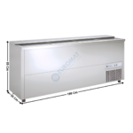Refroidisseur à bouteilles - INOX - 580L. | BE200I | CORECO