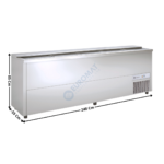 Refroidisseur à bouteilles - INOX - 720L. | BE250I | CORECO