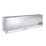 Refroidisseur à bouteilles - INOX - 860L. | BE300I | CORECO
