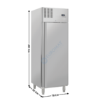 Armoire négative 550 L. - 1 porte pleine 400x600 | QPN740 | COOL HEAD