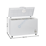 Congélateur 500L. de type bahut - Série PRO | CF508 | COOL HEAD