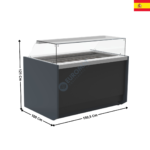 Saladette réfrigérée 150,5cm / 24 x GN1/6 - TOPLINE 1000  | VETB1015TF16 | DOCRILUC