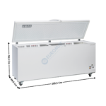Congélateur 700L. de type bahut - Série PRO | CF708 | COOL HEAD