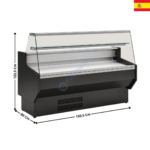 Vitrine réfrigérée 150,5cm - GAMME 800 TOP | VED815R | DOCRILUC