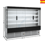 Vitrine murale réfrigérée 256cm - Version à porte / Gamme CEDAR 1 | DG025M1 | DOCRILUC