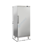 Armoire positive 600x400 - 400L. - 1 porte pleine - Version Inox | BYX460 | COOL HEAD