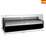 Vitrine réfrigérée 294,5cm - TOPLINE 960 I  | VE930RCBTF | DOCRILUC