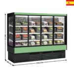 Vitrine murale réfrigérée 318,5cm - Version à porte spécial Fruits & Légumes / Gamme CEDAR DG1 | DG130H1 | DOCRILUC