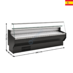 Vitrine réfrigérée 246,5cm - GAMME 800 TOP | VED825R | DOCRILUC
