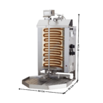 Machine à kebab 2 Zones - Série ECO | 70490020 | COMBISTEEL