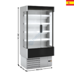 Vitrine murale réfrigérée 100cm - Version à porte / Gamme CEDAR 1 | DG109M1 | DOCRILUC