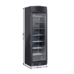 Armoire congélateur 300L. Noir - Avec Canopy | TNG390CB | COOL HEAD