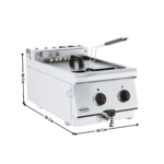 Friteuse 1 Cuve ELEC / 10 Litres à poser - Série ECO | 71780285 | COMBISTEEL