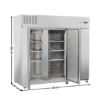 Armoire positive GN2/1 1770L. - 3 portes pleine | RC1850 | COOL HEAD