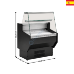 Vitrine réfrigérée 102,5cm - GAMME 800 TOP | VED810R | DOCRILUC