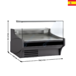 Vitrine réfrigérée 150,5cm - TOPLINE 1100  | VE1015RRTF | DOCRILUC