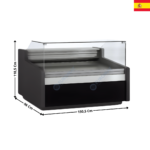 Vitrine réfrigérée 150,5cm - TOPLINE 960 I  | VE915RCBTF | DOCRILUC