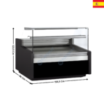 Vitrine réfrigérée 150,5cm - TOPLINE 960 II  | VE915RCTF | DOCRILUC
