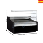 Vitrine réfrigérée 150,5cm - TOPLINE 960 III  | VEP915RCTF | DOCRILUC