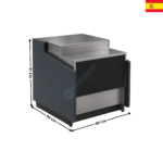 Meuble caisse 80cm - GAMME 1100 JUNIPER | MCVE108RCDIS | DOCRILUC