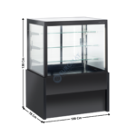 Vitrine à dessert réfrigérée panoramique - 286L. | WKR100 | COOL HEAD