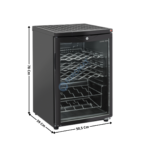 Cave à vin - 25 Bouteilles - Simple température à porte vitrée | RCS85B | COOL HEAD