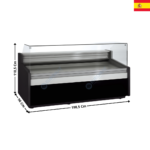Vitrine réfrigérée 198,5cm - TOPLINE 960 I  | VE920RCBTF | DOCRILUC