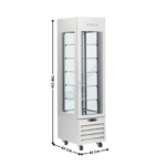 Vitrine positive panoramique 260L. - BLANC - Bakery Line | VRP304W | VERSUS