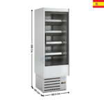 Vitrine murale inox 68,5cm / 428L. - Gamme CEDAR DG3 | DG306IM1 | DOCRILUC