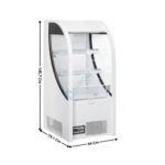 Vitrine réfrigérée 180L. Blanche - TYPE Promotionnelle | FT188 | COOL HEAD