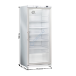 Armoire positive 600L. - 1 Porte vitré / Inox | CRXG6 | COOL HEAD