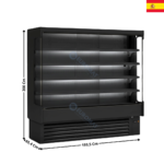 Vitrine murale 193,5cm / 784L. - Gamme CEDAR DS0 | DS018M1 | DOCRILUC