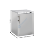 Armoire négative 200L. - 1 Porte pleine / Inox | CNX2 | COOL HEAD