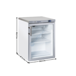 Armoire positive 200L. - 1 Porte vitré / Blanche | CRG2 | COOL HEAD