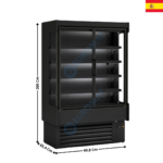 Vitrine murale 99,8cm / 392L. - Gamme CEDAR DG0 | DG009M1 | DOCRILUC