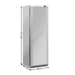 Armoire négative 400L. - 1 Porte pleine / Inox | CNX4 | COOL HEAD