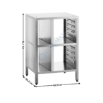Support pour RATIONAL XS 6-2/3 - Modèle Fermés avec Rails | 6031044 | RATIONAL