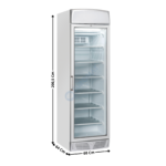 Armoire congélateur 300L. Noir – Avec Canopy | TNG390C | COOL HEAD
