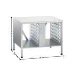 Support pour RATIONAL 6-1/1 & 10-1/1 - Modèle Fermés avec Rails GASTRONORME | 6031086 | RATIONAL