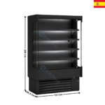 Vitrine murale 131cm / 510L. - Gamme CEDAR DS0 | DS012M1 | DOCRILUC
