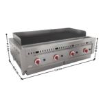 Grillade barbecue 4 zones gaz Super-Pro - Grilles Standard | IS4 | MIRROR