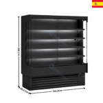 Vitrine murale 162,3cm / 668L. - Gamme CEDAR DS0 | DS015M1 | DOCRILUC
