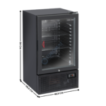 Armoire réfrigérée 88L. Noir - Positive | TKG120B | COOL HEAD